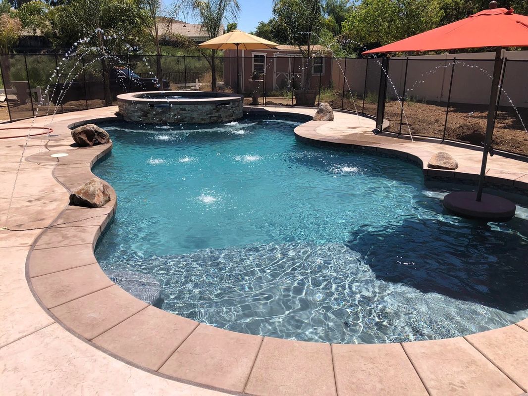 Backyard pool