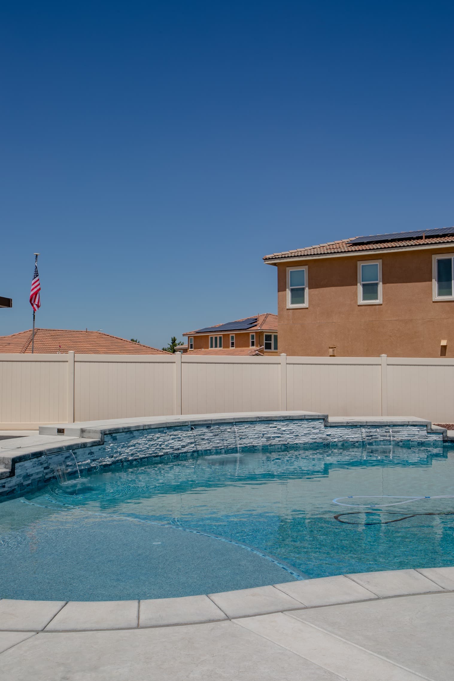 Custom backyard pool