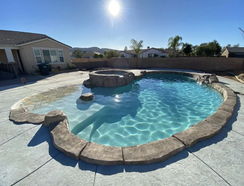 Building a Pool on a Hillside: Is It Possible? 6 Pool on a hillside 3