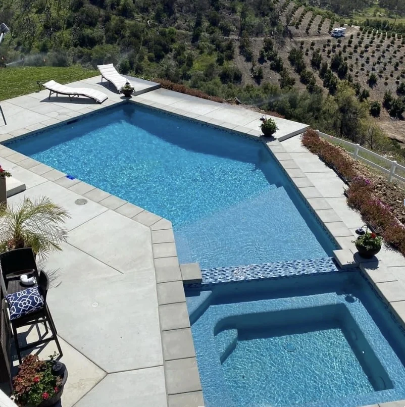 Building a Pool on a Hillside: Is It Possible? 4 Pool on a hillside